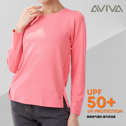 AVIVA UV Protection Women Long Sleeve Microfiber Tee ( 81-9071 )