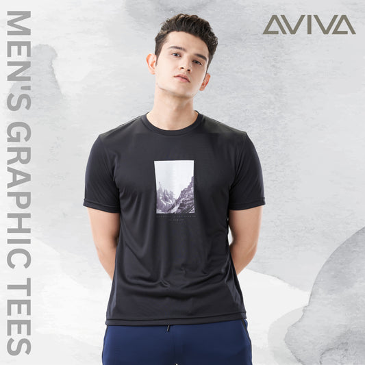 AVIVA Men's Graphic Short Sleeve Tee (91-8047)