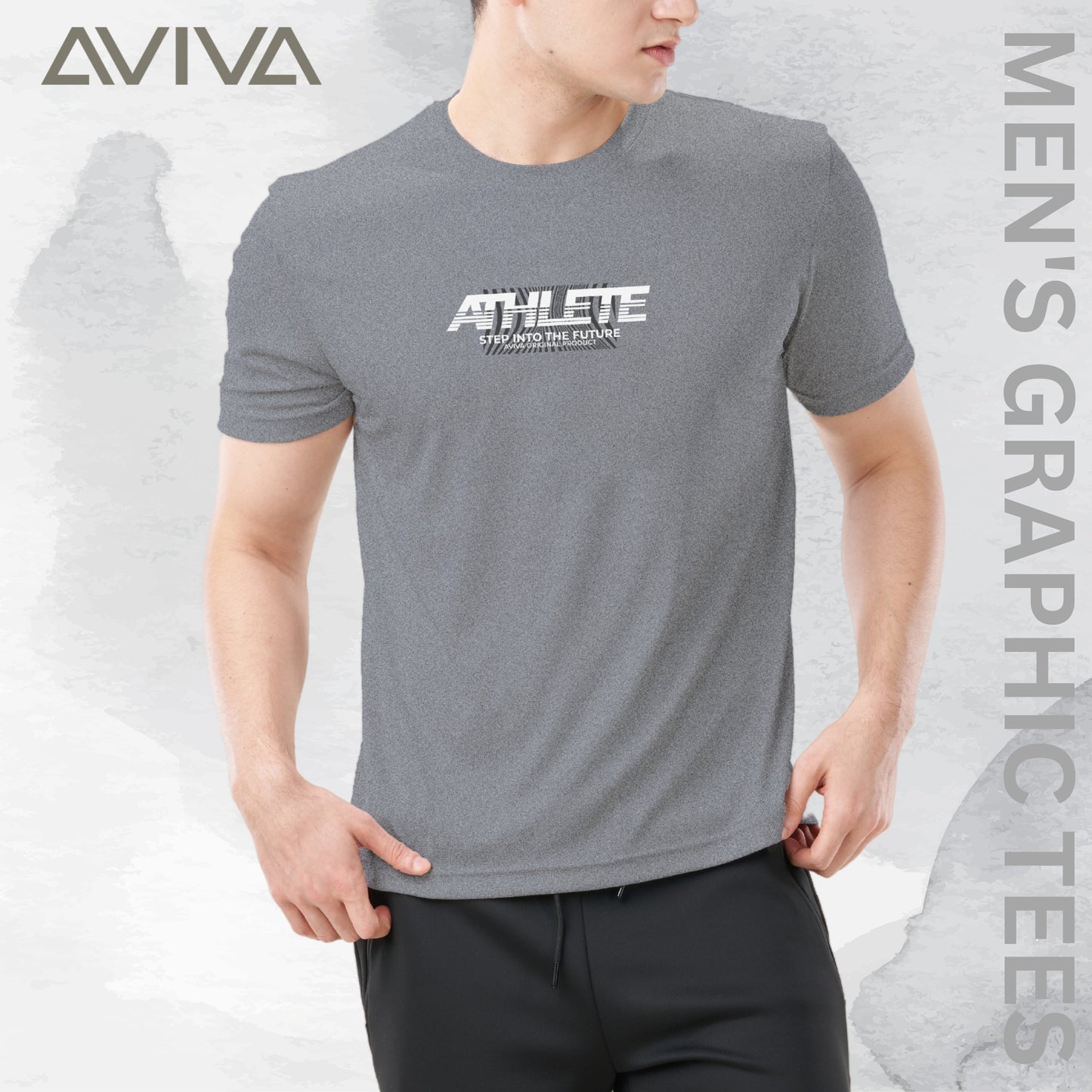 Aviva Men's Graphic Short Sleeve Tee (90-8069)