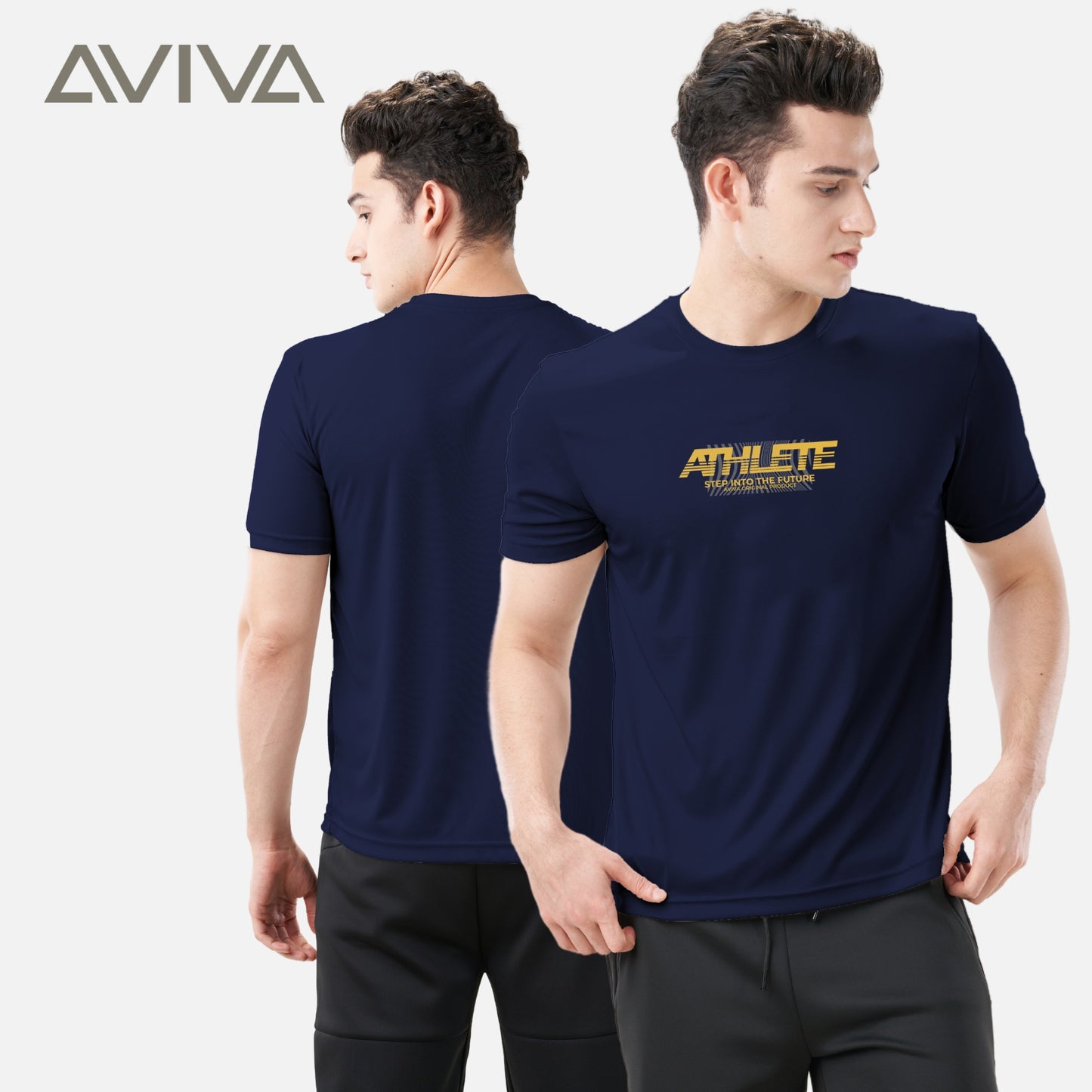 Aviva Men's Graphic Short Sleeve Tee (90-8069)