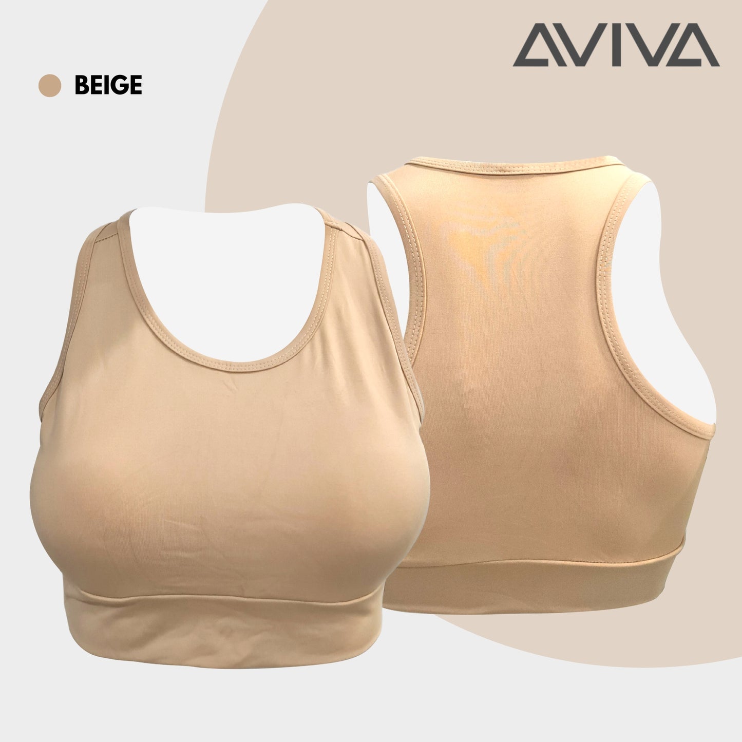 AVIVA Active Soft & Comfortable Sport Bra (80-6124)