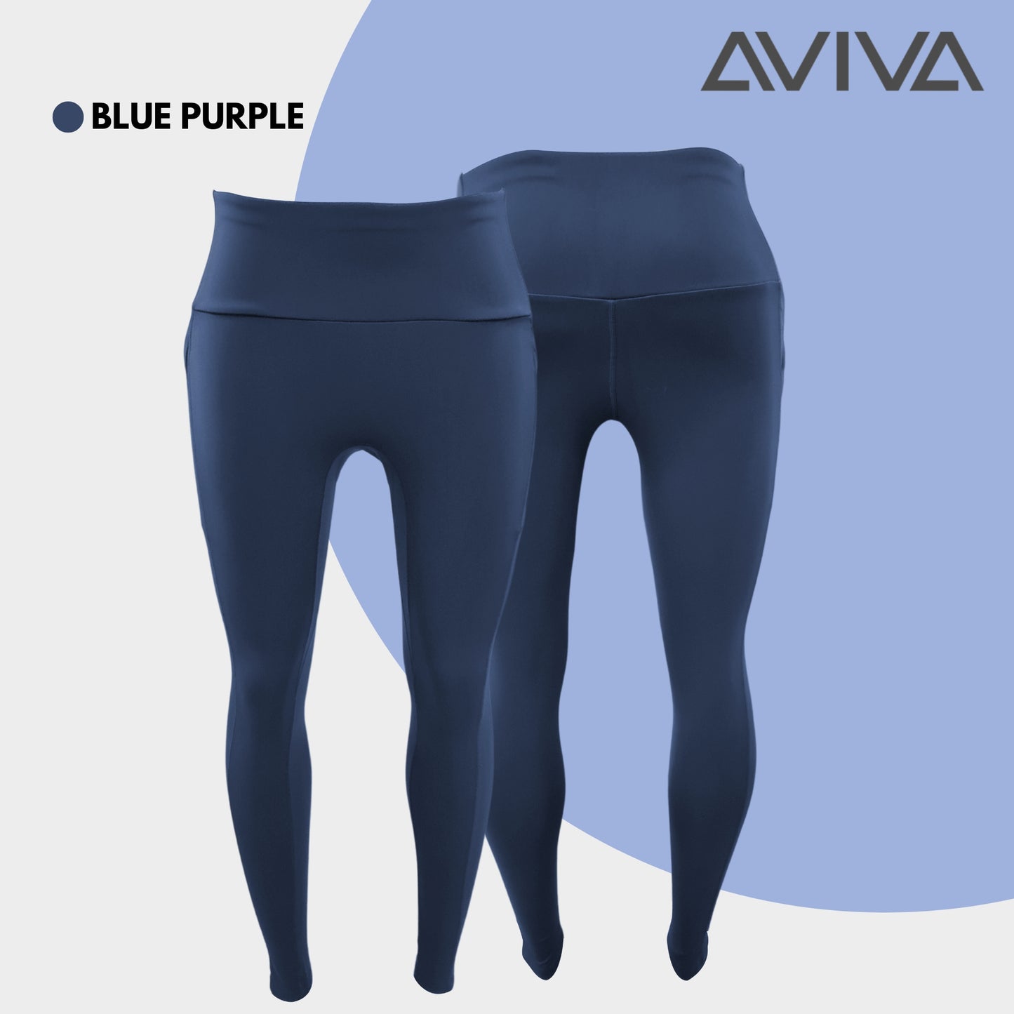 AVIVA Active Sportwear Long Leggings with Pockets (80-4191)