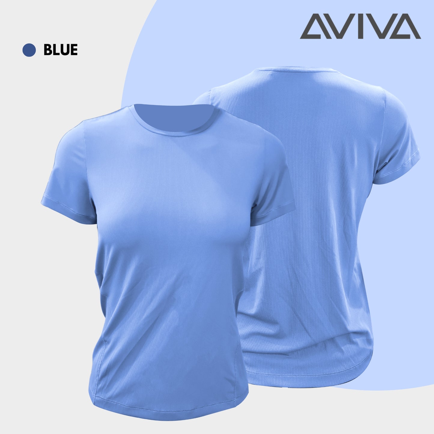 AVIVA Active Soft & Comfortable Short Sleeve Tee (80-8117)