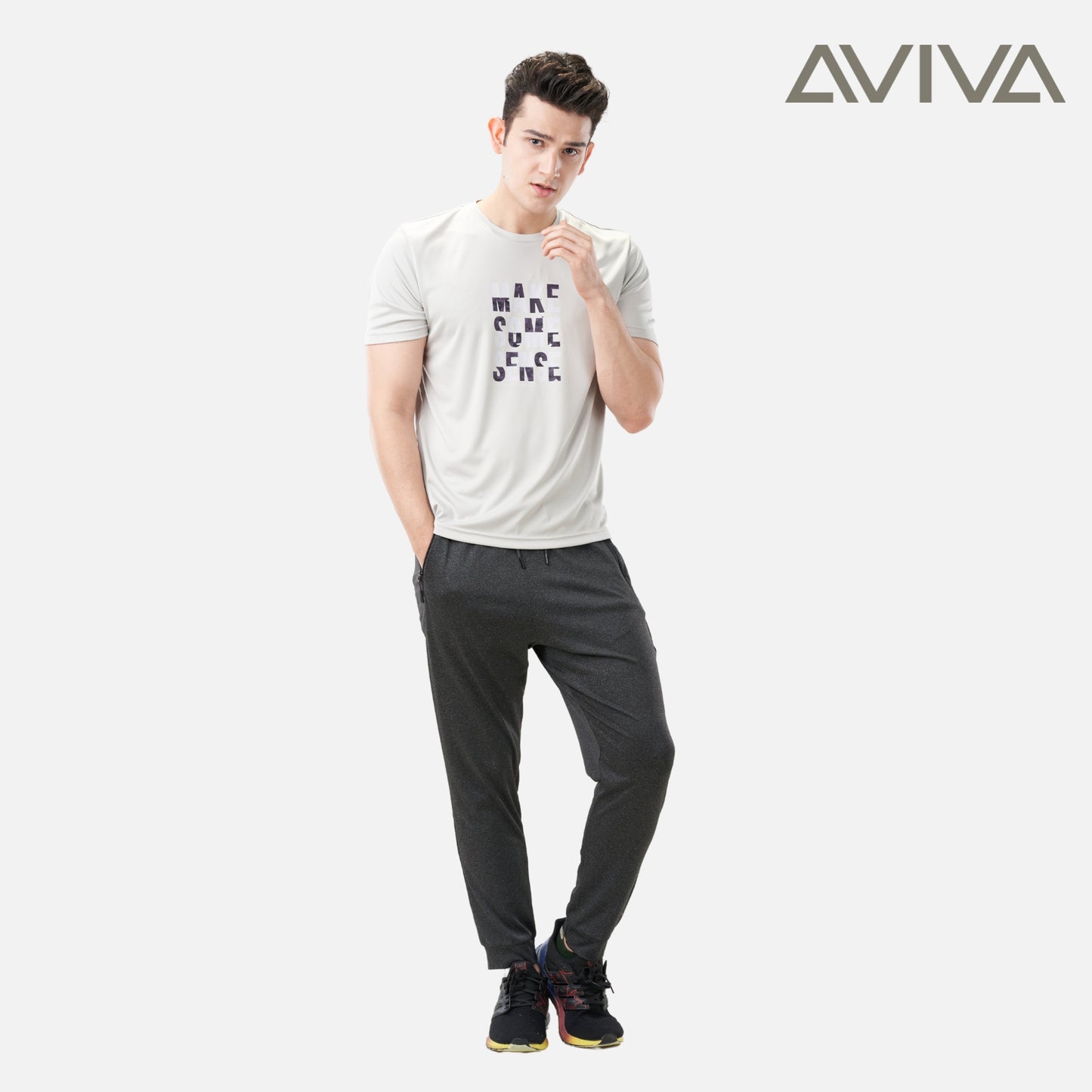 AVIVA Men's Graphic Short Sleeve Tee (91-8049)