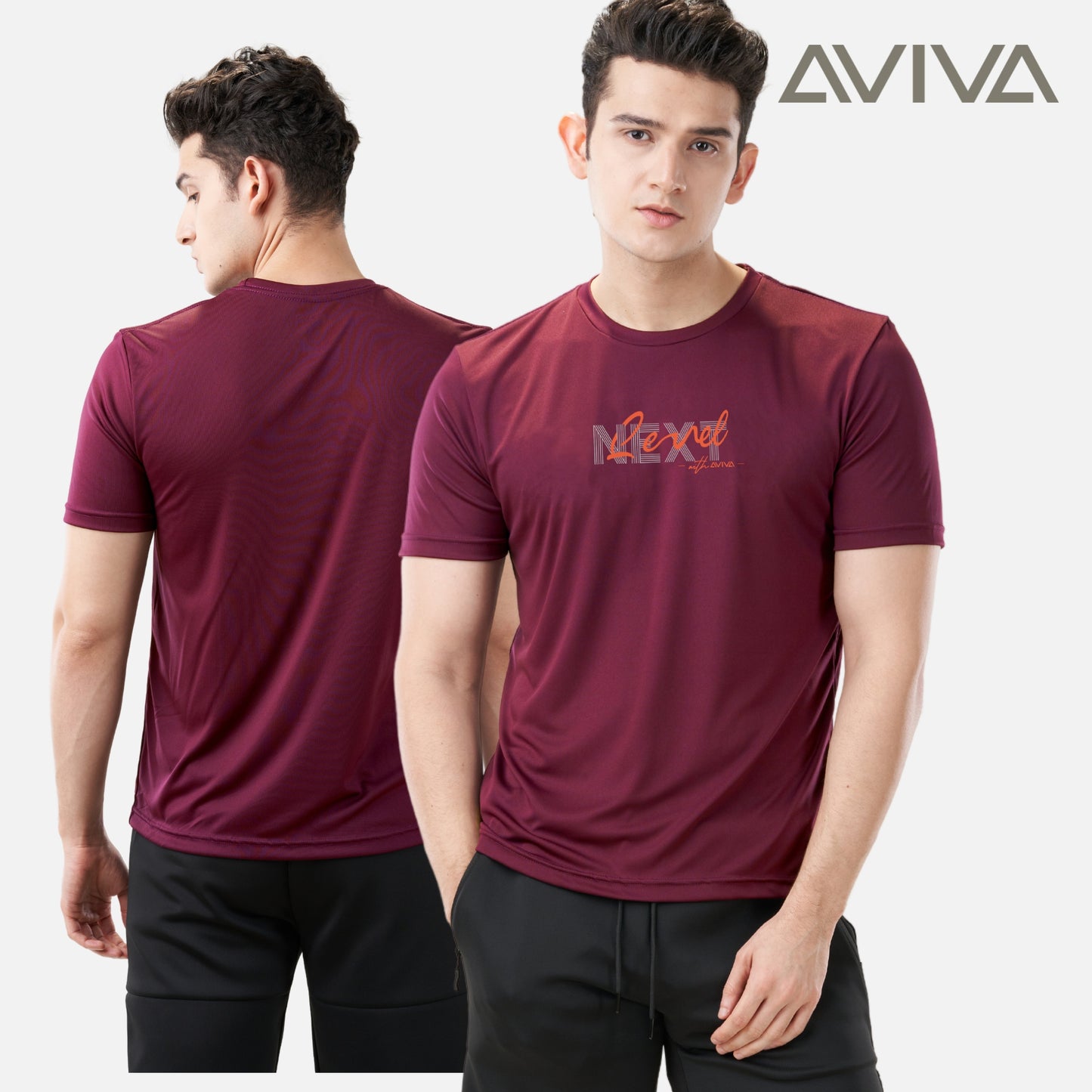 Aviva Men's Graphic Short Sleeve Tee (90-8068)