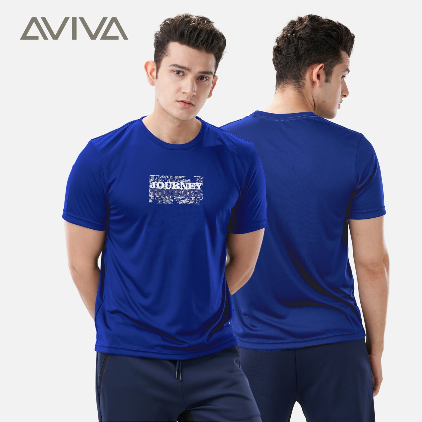 Aviva Men's Graphic Short Sleeve Tee (90-8070)