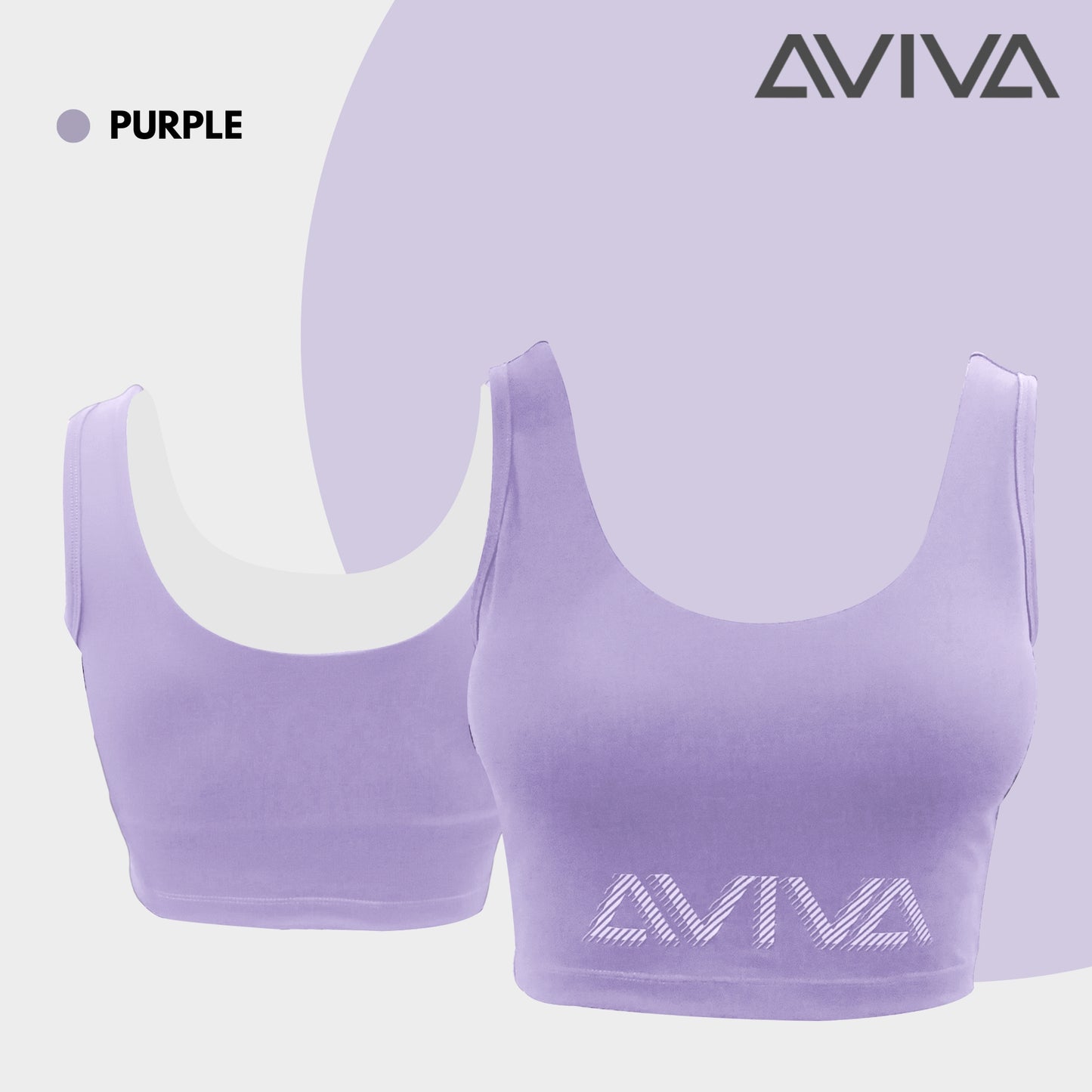 AVIVA Active Soft & Comfortable Sport Bra (80-6118)