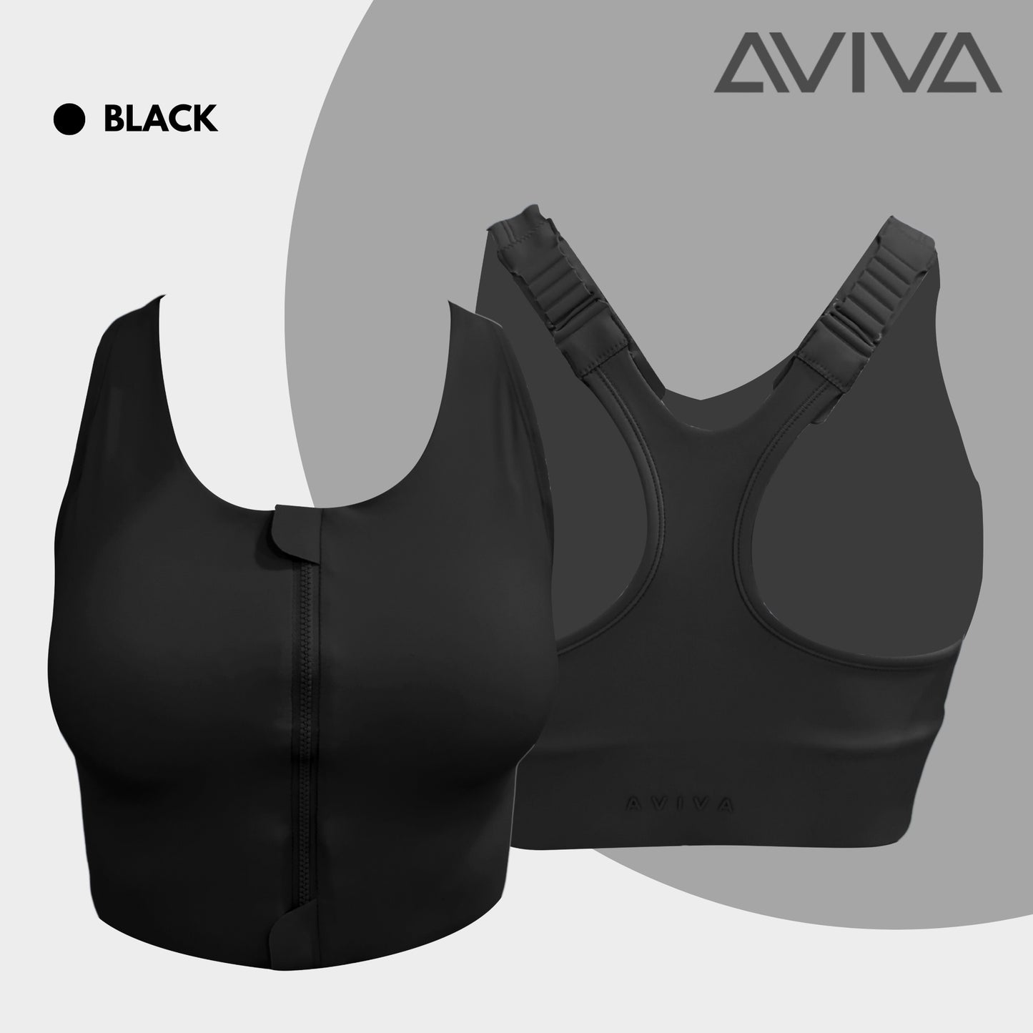 AVIVA Maximum Adjustable & Comfortable Sport Bra (81-6125)