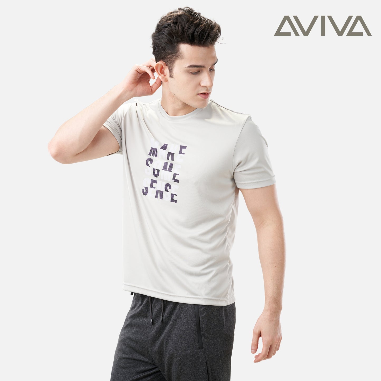 AVIVA Men's Graphic Short Sleeve Tee (91-8049)