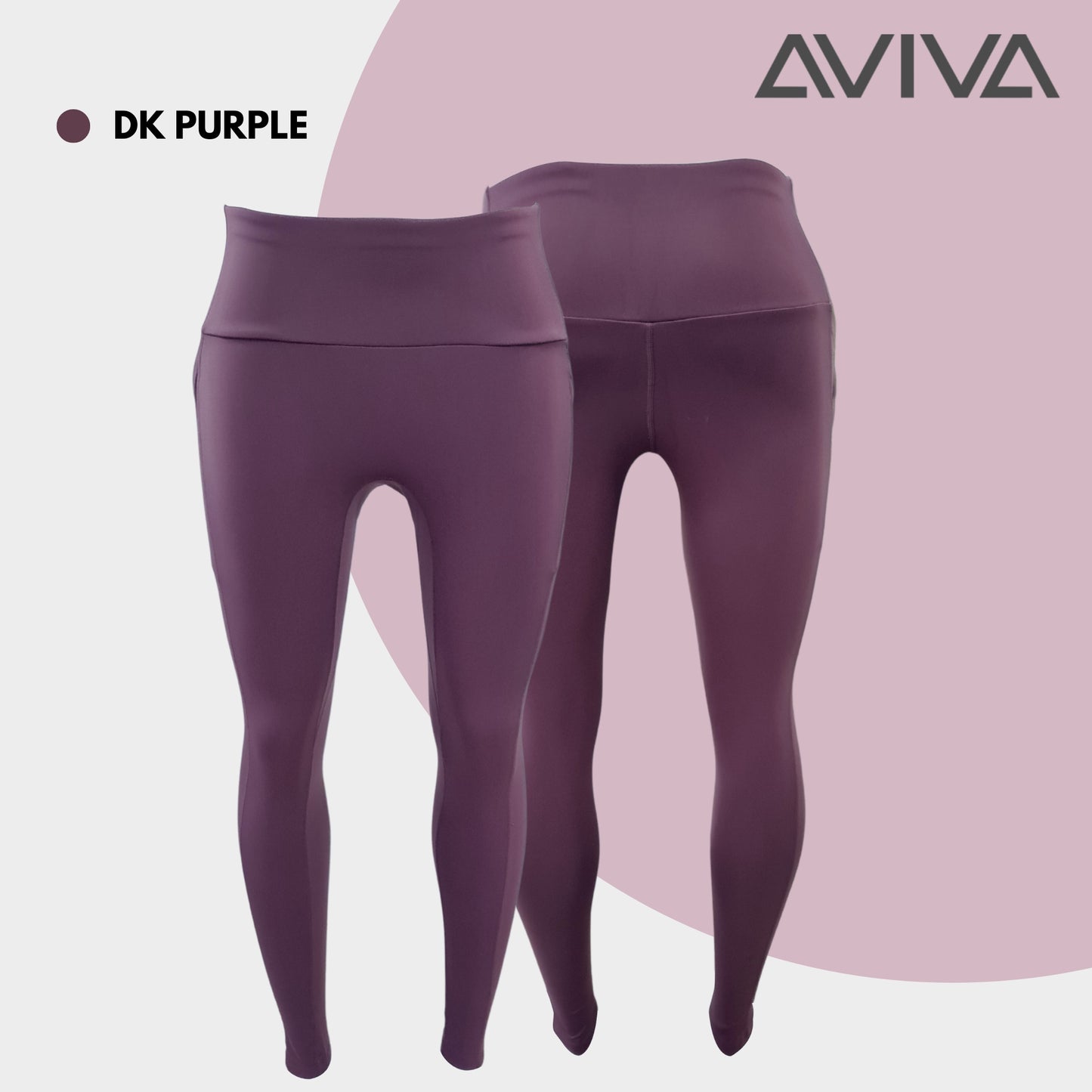 AVIVA Active Sportwear Long Leggings with Pockets (80-4191)