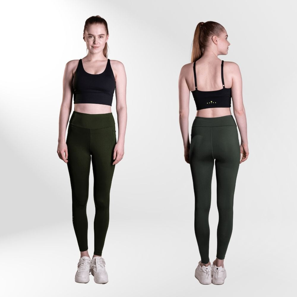 Aviva 3-In-1 Women Full Length Pocket Leggings (81-4171)