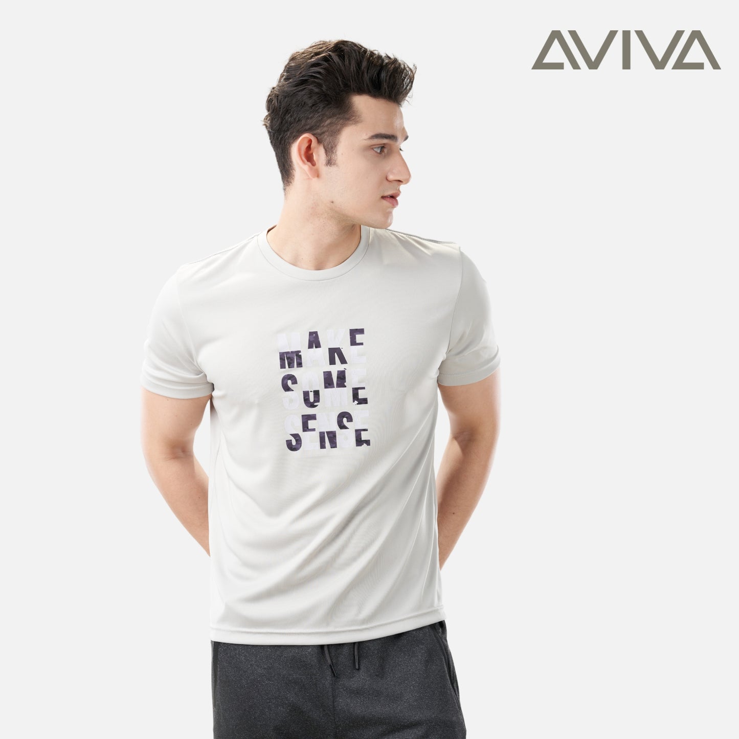 AVIVA Men's Graphic Short Sleeve Tee (91-8049)