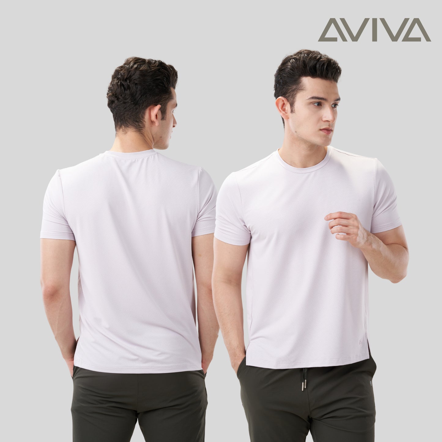 AVIVA UV Protection Unisex Short Microfiber Tee ( 81-8097 )