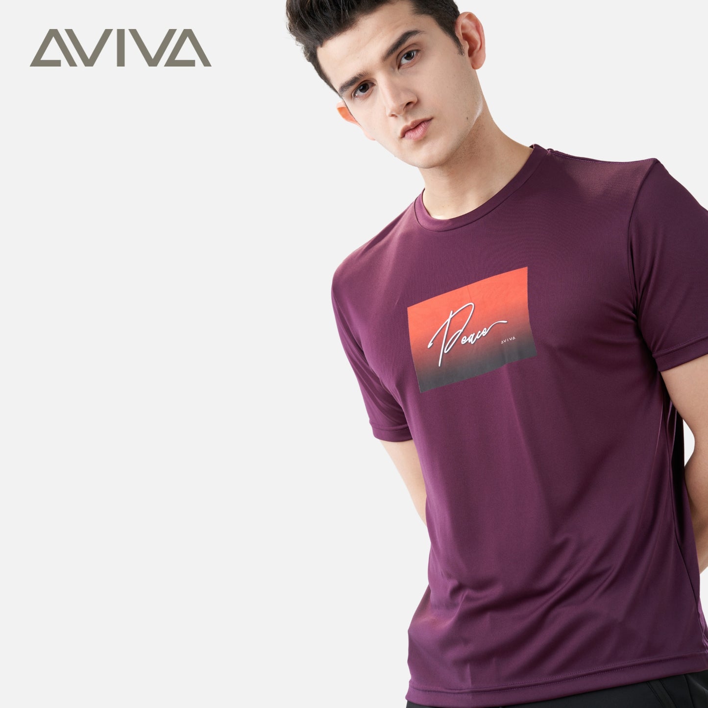 AVIVA Men's Graphic Short Sleeve Tee (91-8048)