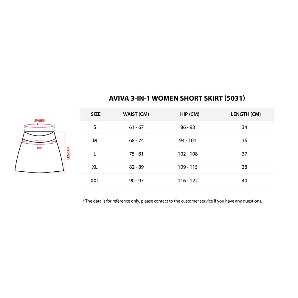 AVIVA 3 In 1 Women Short Skirt (81-5031)
