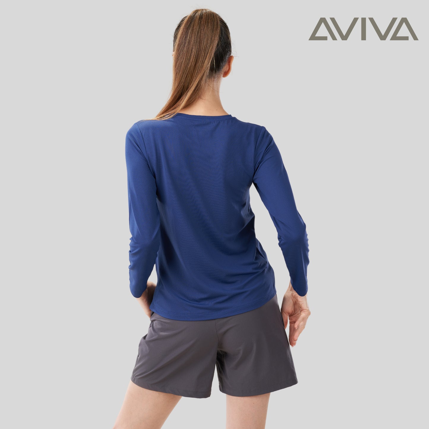 AVIVA UV Protection Women Long Sleeve Microfiber Tee ( 81-9071 )