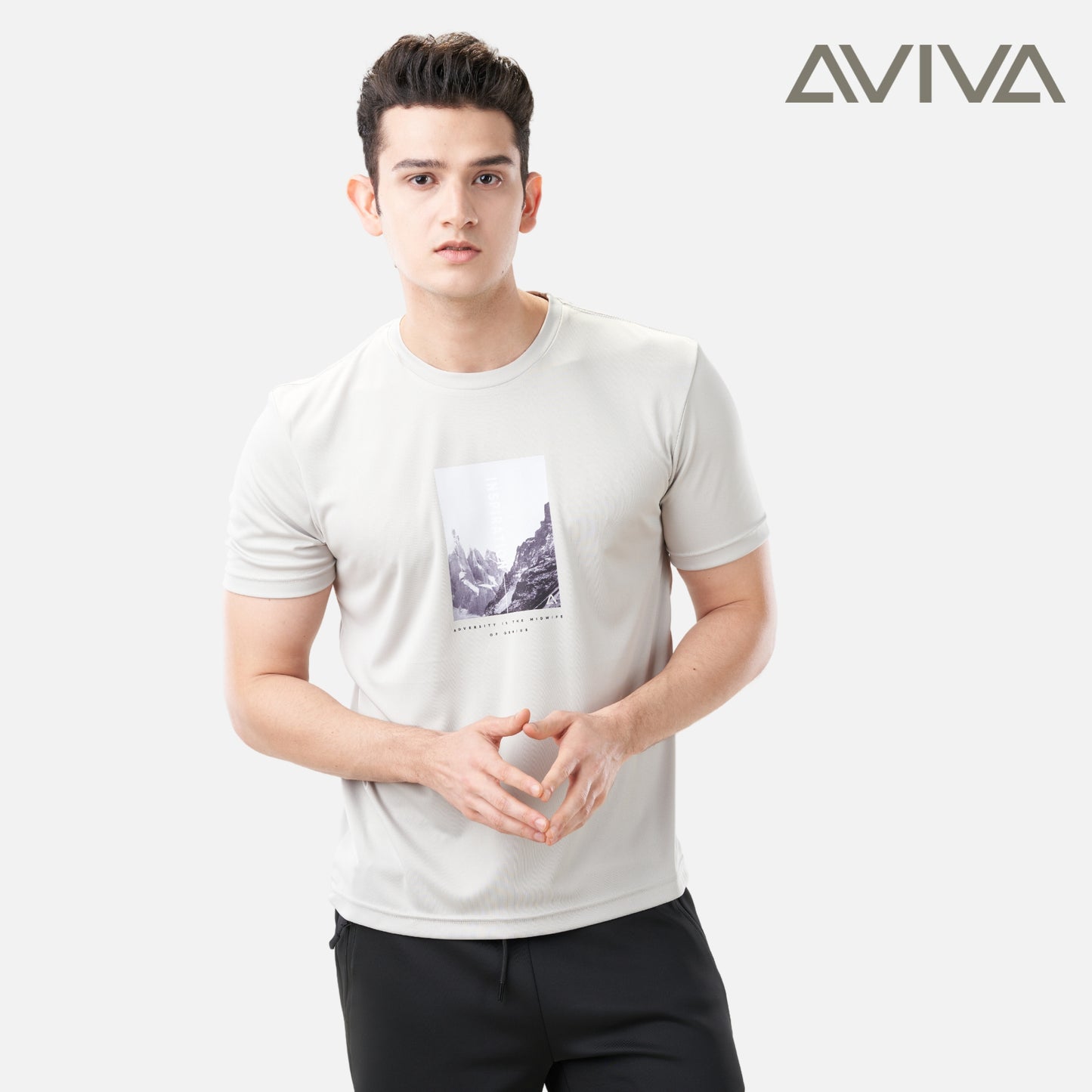 AVIVA Men's Graphic Short Sleeve Tee (91-8047)