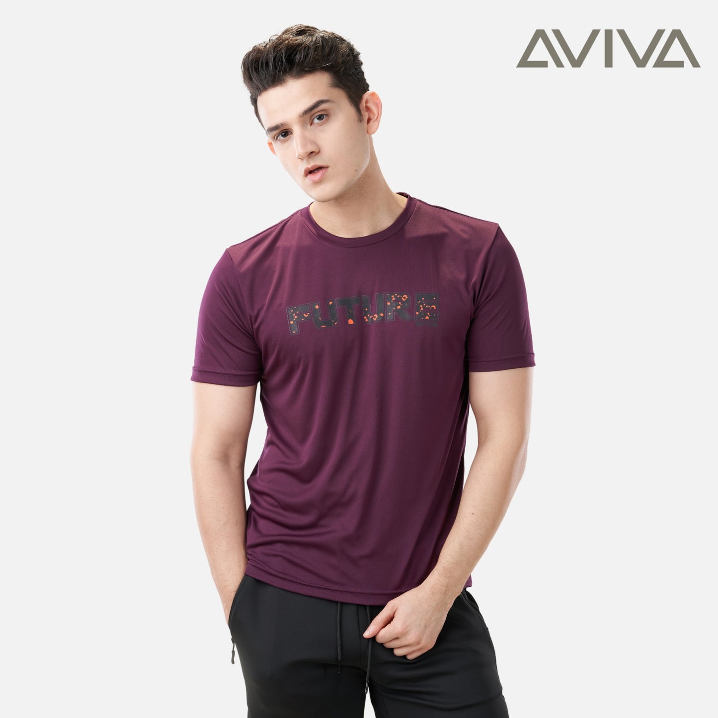 AVIVA Men's Graphic Short Sleeve Tee (91-8050)