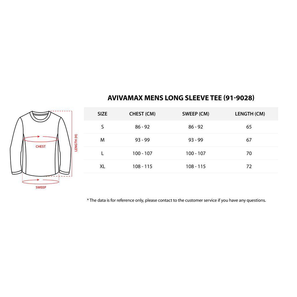 AVIVAMax Mens Long Sleeve Tee (91-9028)