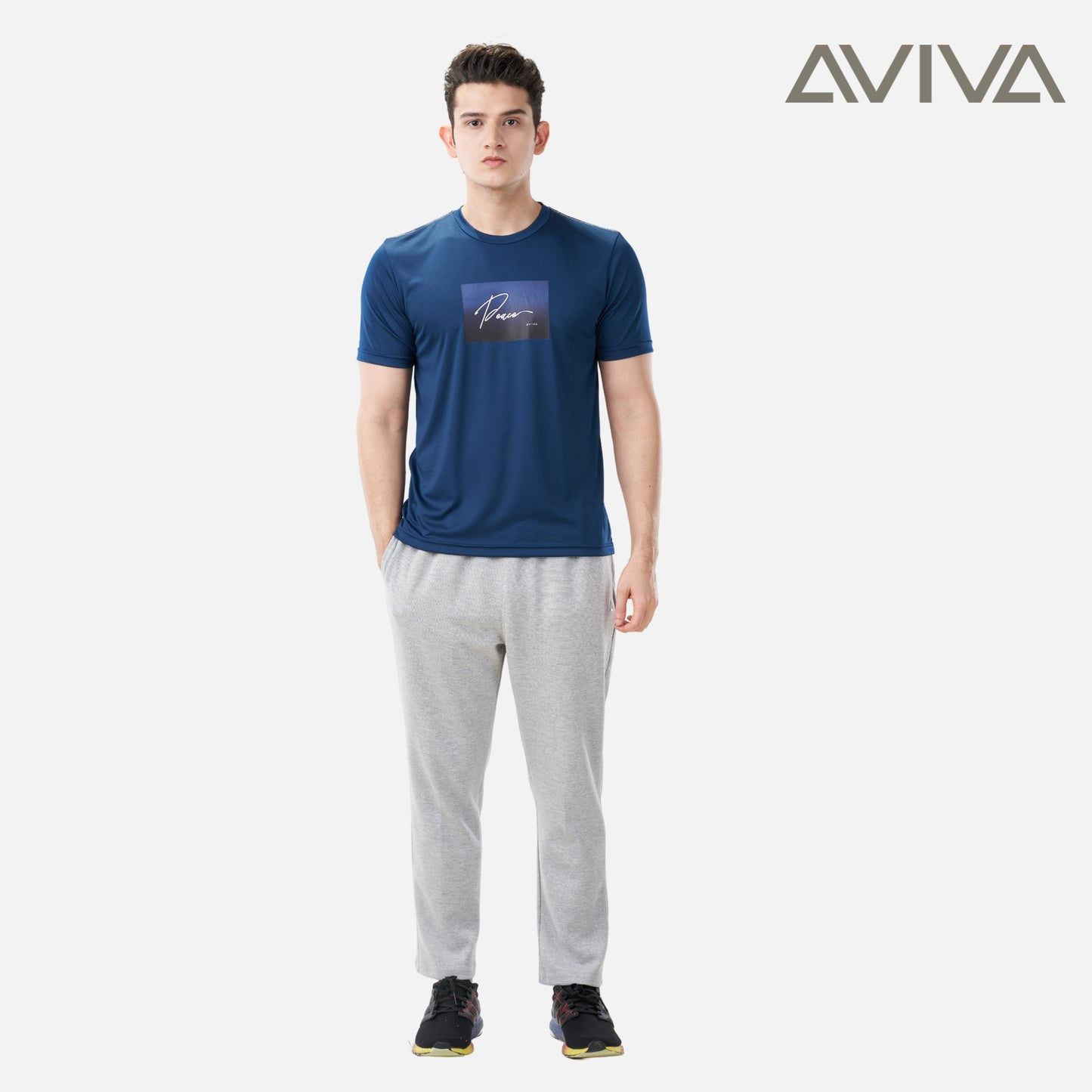 AVIVA Men's Graphic Short Sleeve Tee (91-8048)