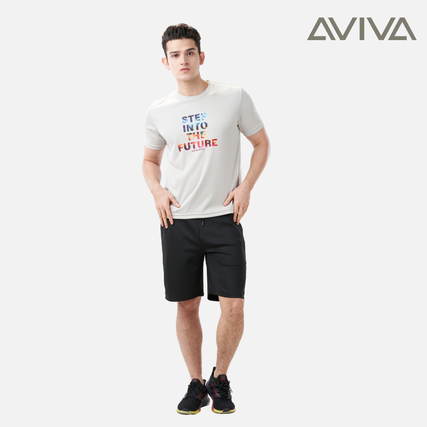 Aviva Men's Graphic Short Sleeve Tee (91-8045)