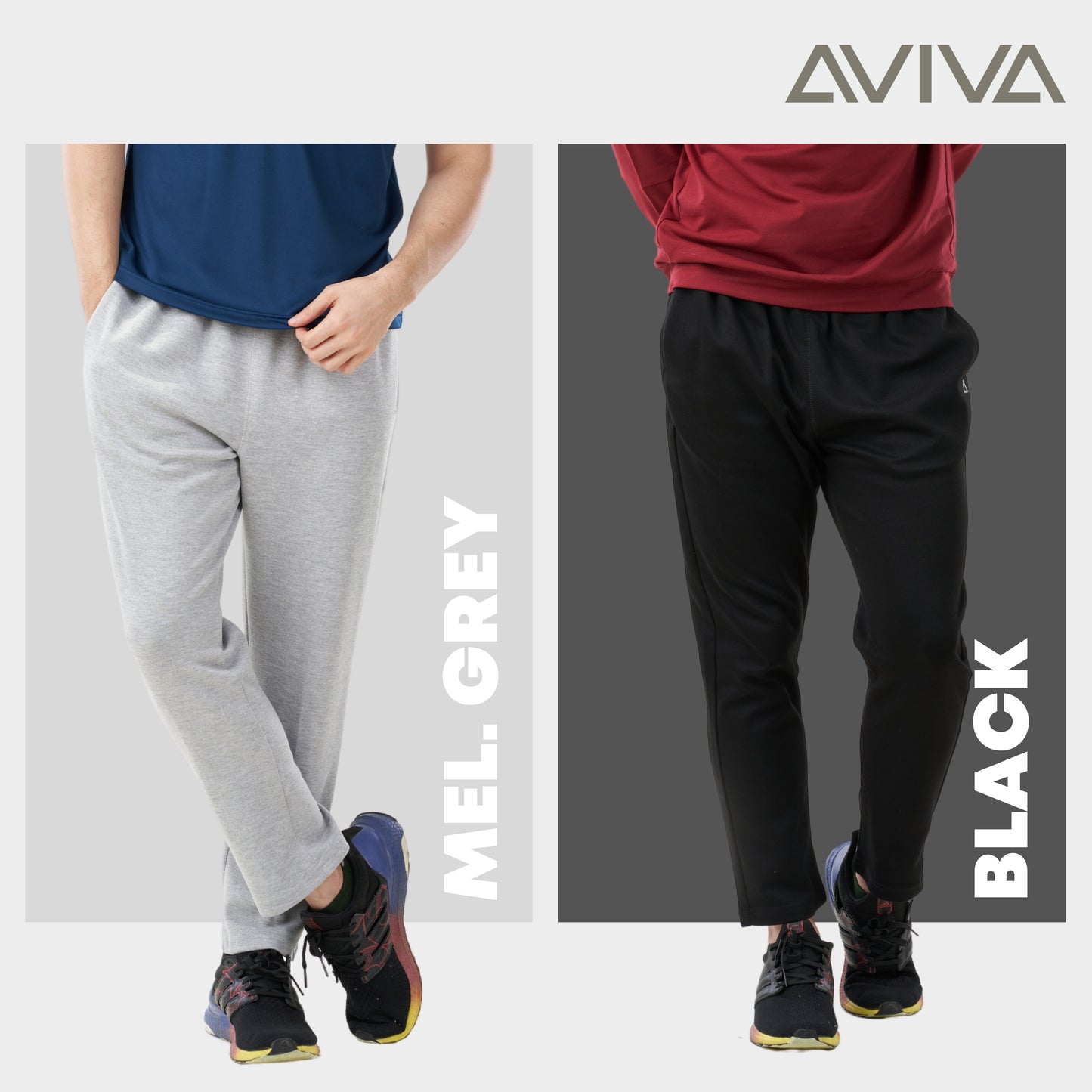 AVIVA Caleb Wide Fit Relaxed Pants ( 91-4033 )