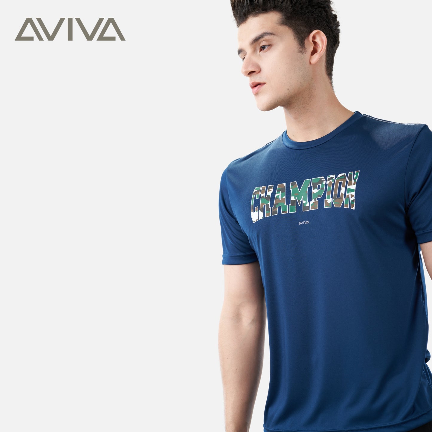 AVIVA Men's Graphic Short Sleeve Tee (91-8046)