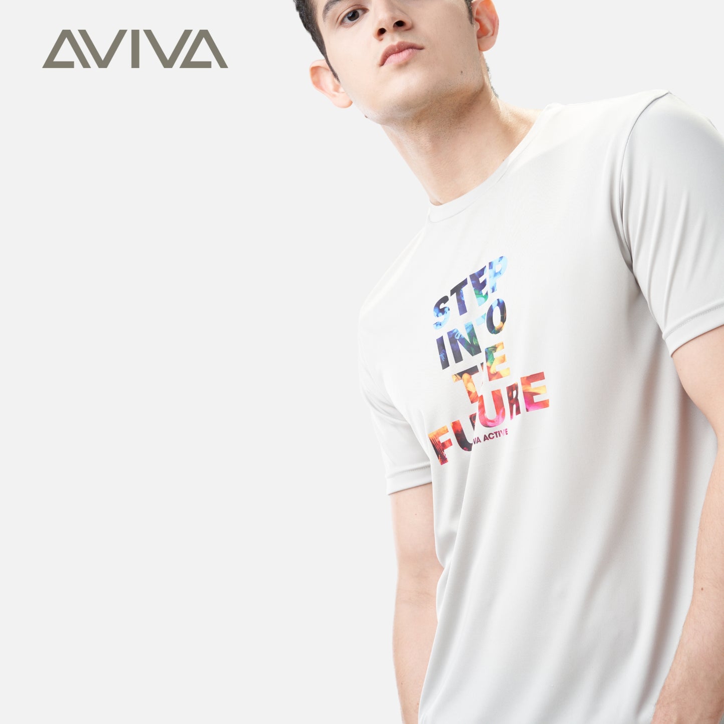 Aviva Men's Graphic Short Sleeve Tee (91-8045)