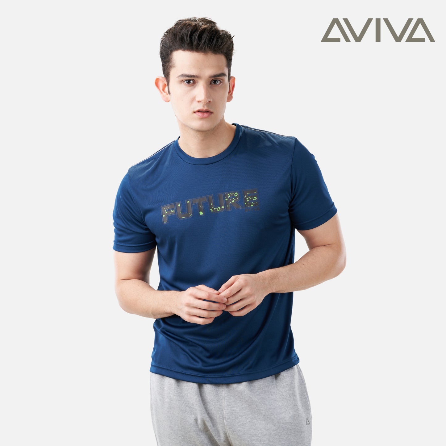 AVIVA Men's Graphic Short Sleeve Tee (91-8050)