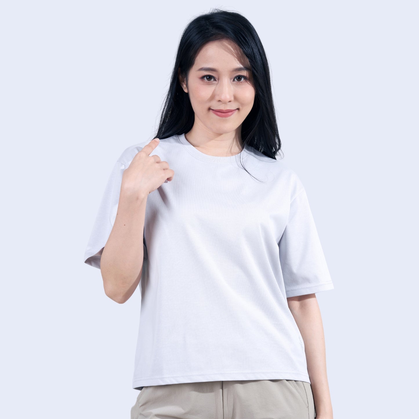 AVIVA A-LINE Lifestyle Cotton Elegance Women Oversize Tee (81-8120)