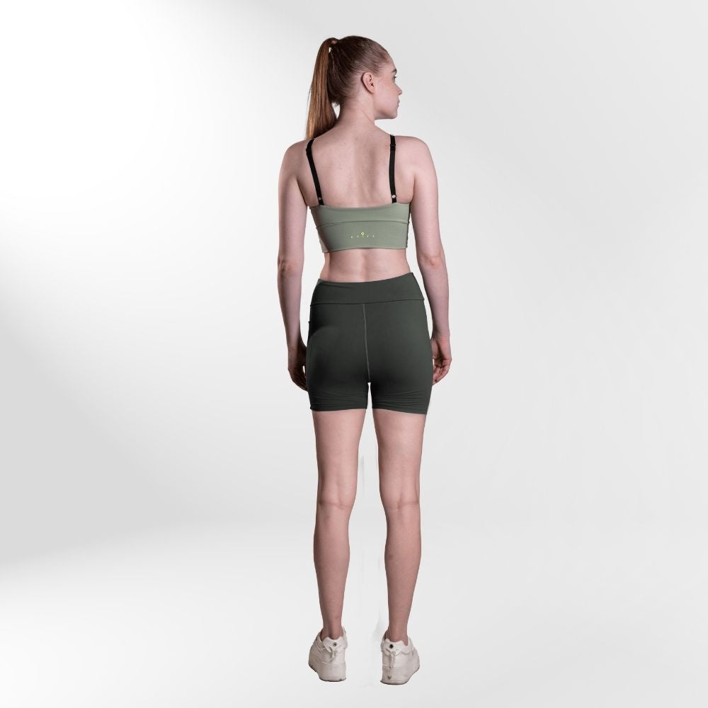 Aviva 3-In-1 Women Pocket Tight Shorts (81-2065)