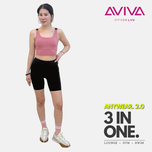 AVIVA ANYWEAR2.0 3-IN-1 Women Pocket Tight Shorts (81-2069)