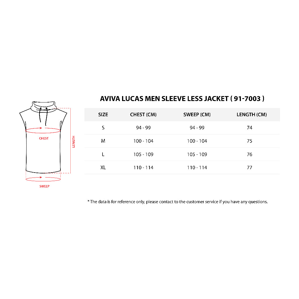 Aviva Lucas Men Sleeveless Jacket (91-7003)