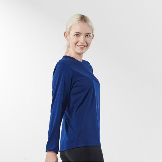AVIVA Veronica Mircofiber UV Protection Multi Function Fabric Long Sleeve Active Tops (80-9063)