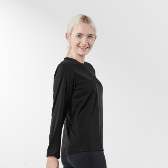 AVIVA Veronica Mircofiber UV Protection Multi Function Fabric Long Sleeve Active Tops (80-9063)