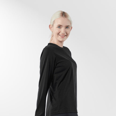 AVIVA Veronica Long Sleeve Active Microfiber Tee (80-9055)