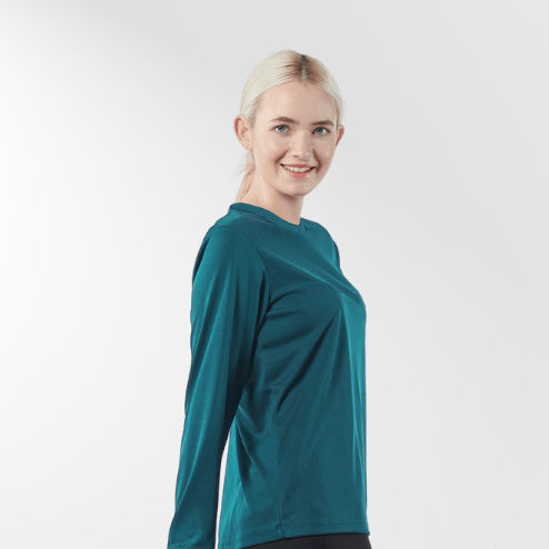 AVIVA Veronica Long Sleeve Active Microfiber Tee (80-9055)