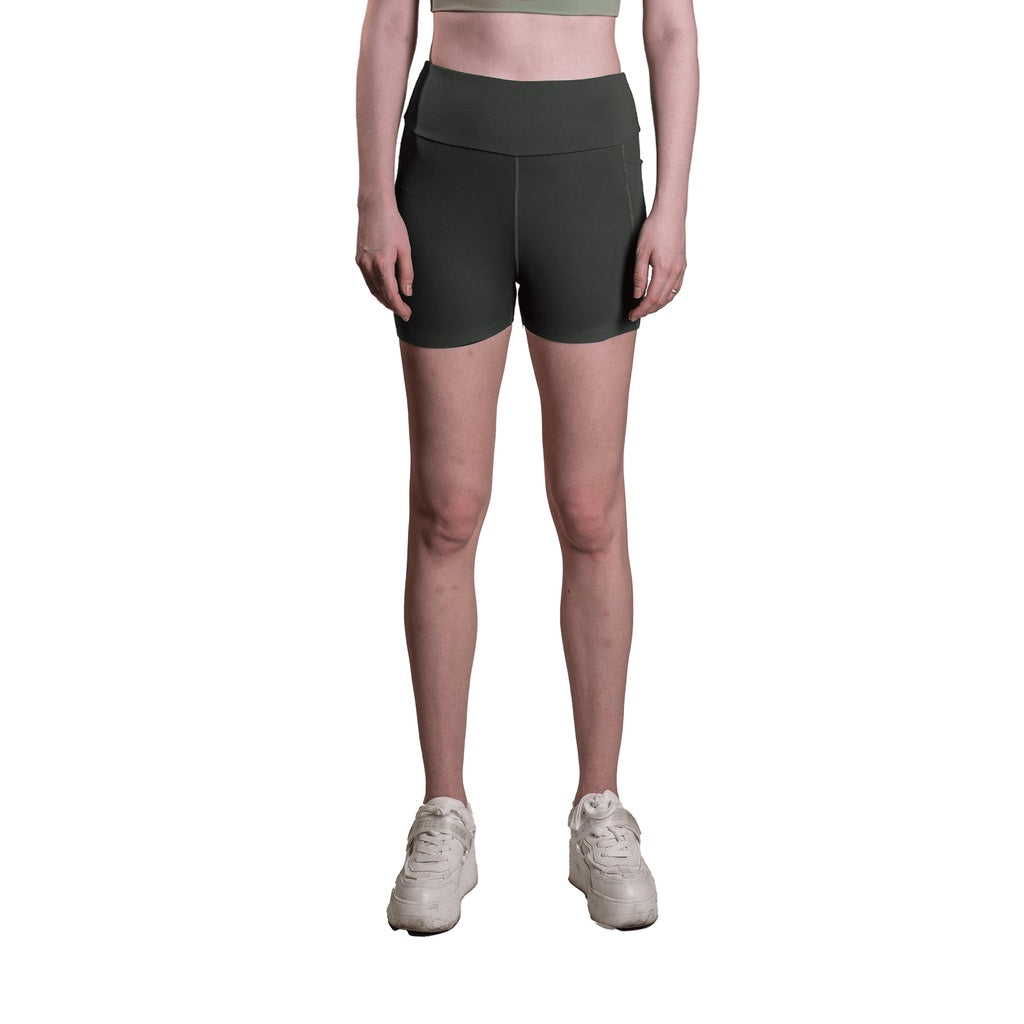 Aviva 3-In-1 Women Pocket Tight Shorts (81-2065)