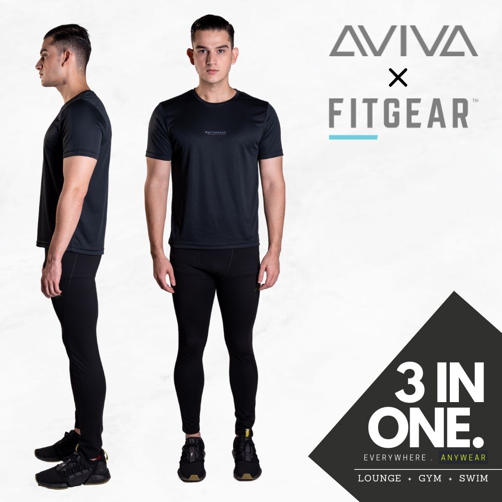 AVIVA 3-in-1 Men Compression Leggings (91-4005)