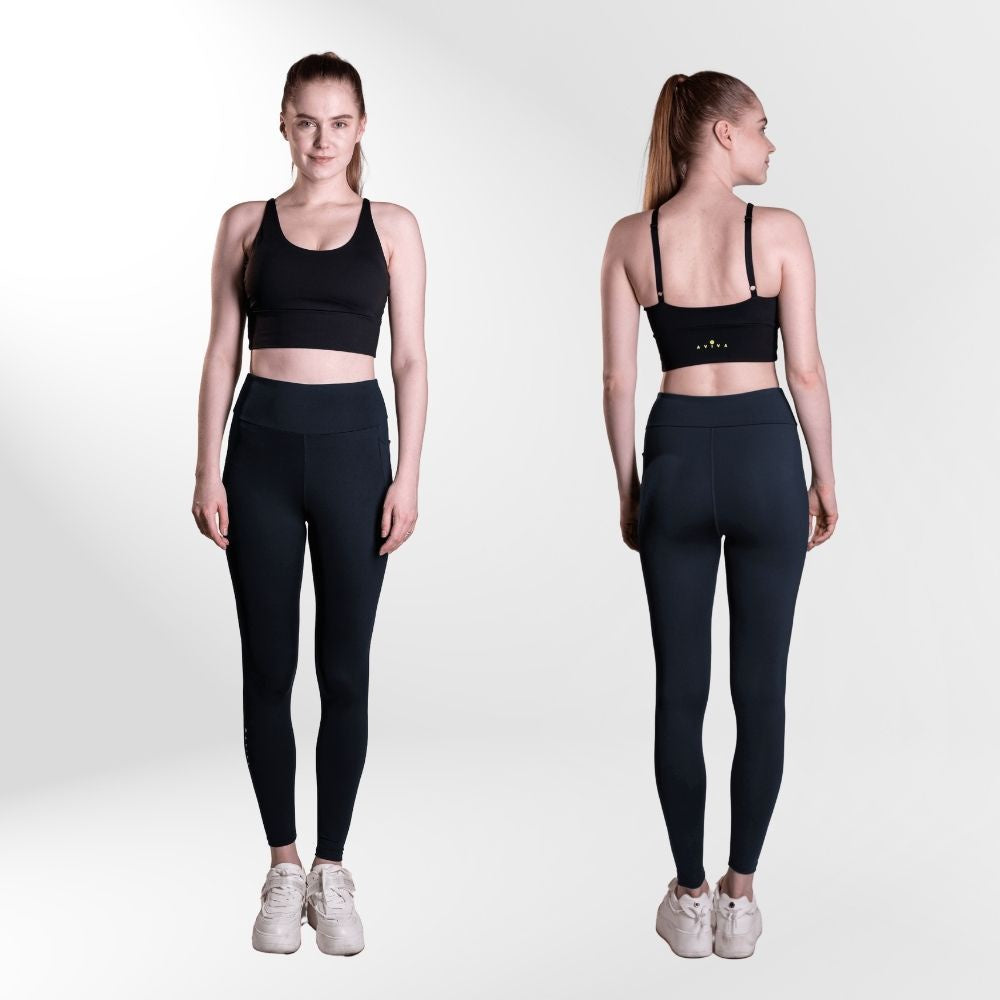 Aviva 3-In-1 Women Full Length Pocket Leggings (81-4171)