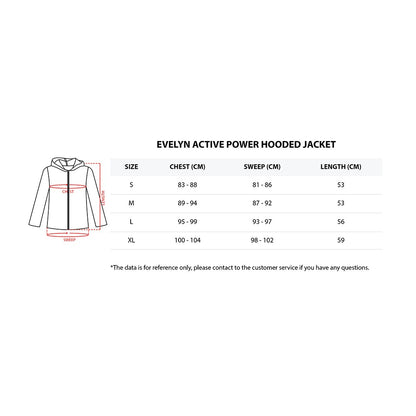 AVIVA Evelyn Active Power Women’s 100% Cotton Zip-Up Hoodie (10046)