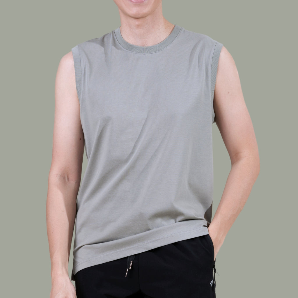 AVIVA A-LINE Lifestyle Cotton Elegance Men Sleeveless Tee (91-7008)