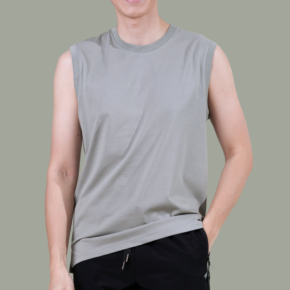 AVIVA A-LINE Lifestyle Cotton Elegance Men Sleeveless Tee (91-7008)