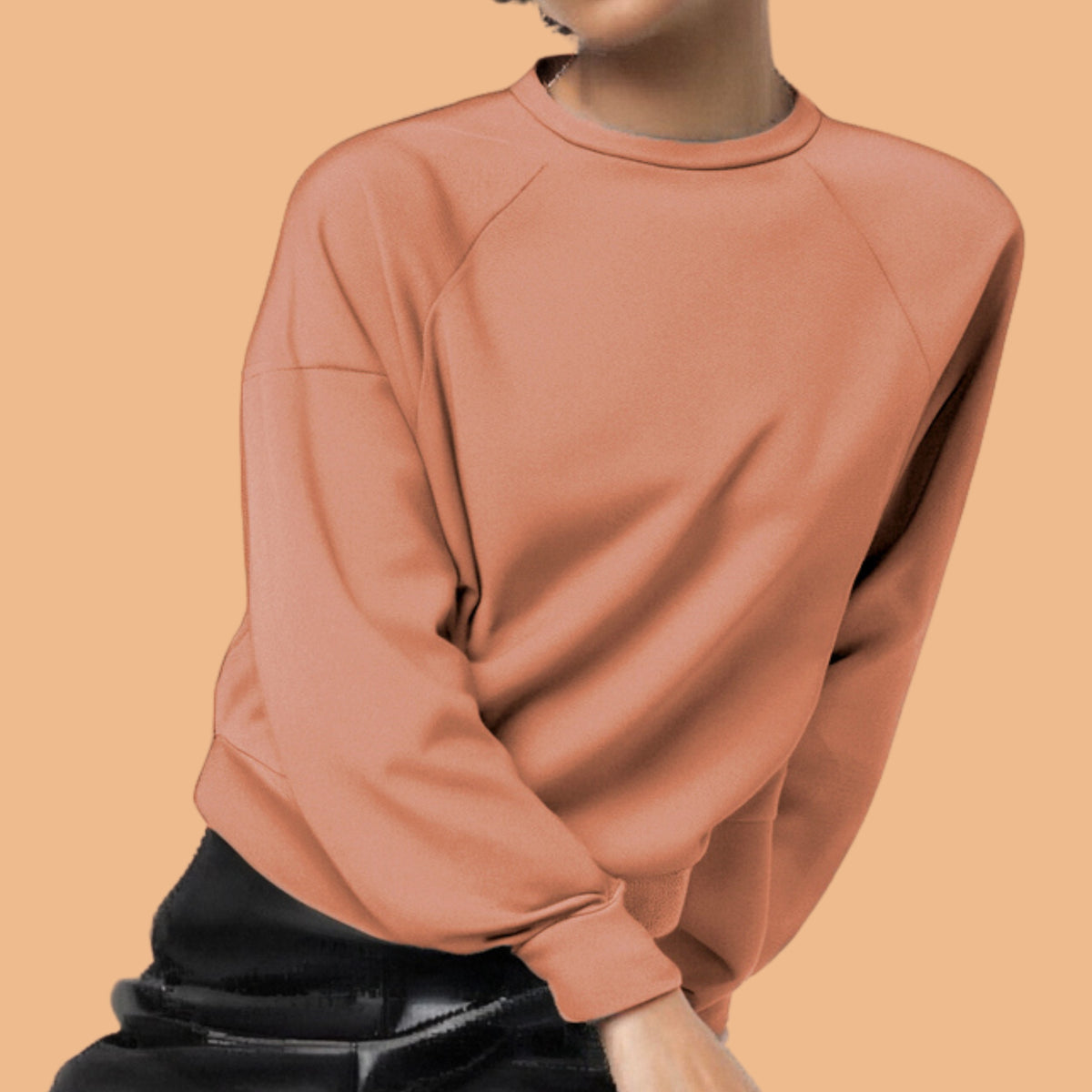 AVIVA All Day Comfort Crew Neck Sweater (81-9082)