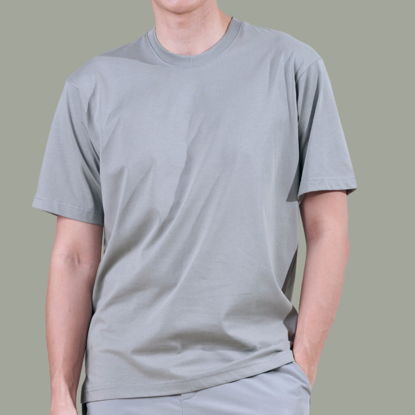 AVIVA A-LINE Lifestyle Cotton Elegance Mens Round Neck Tee (91-8083)