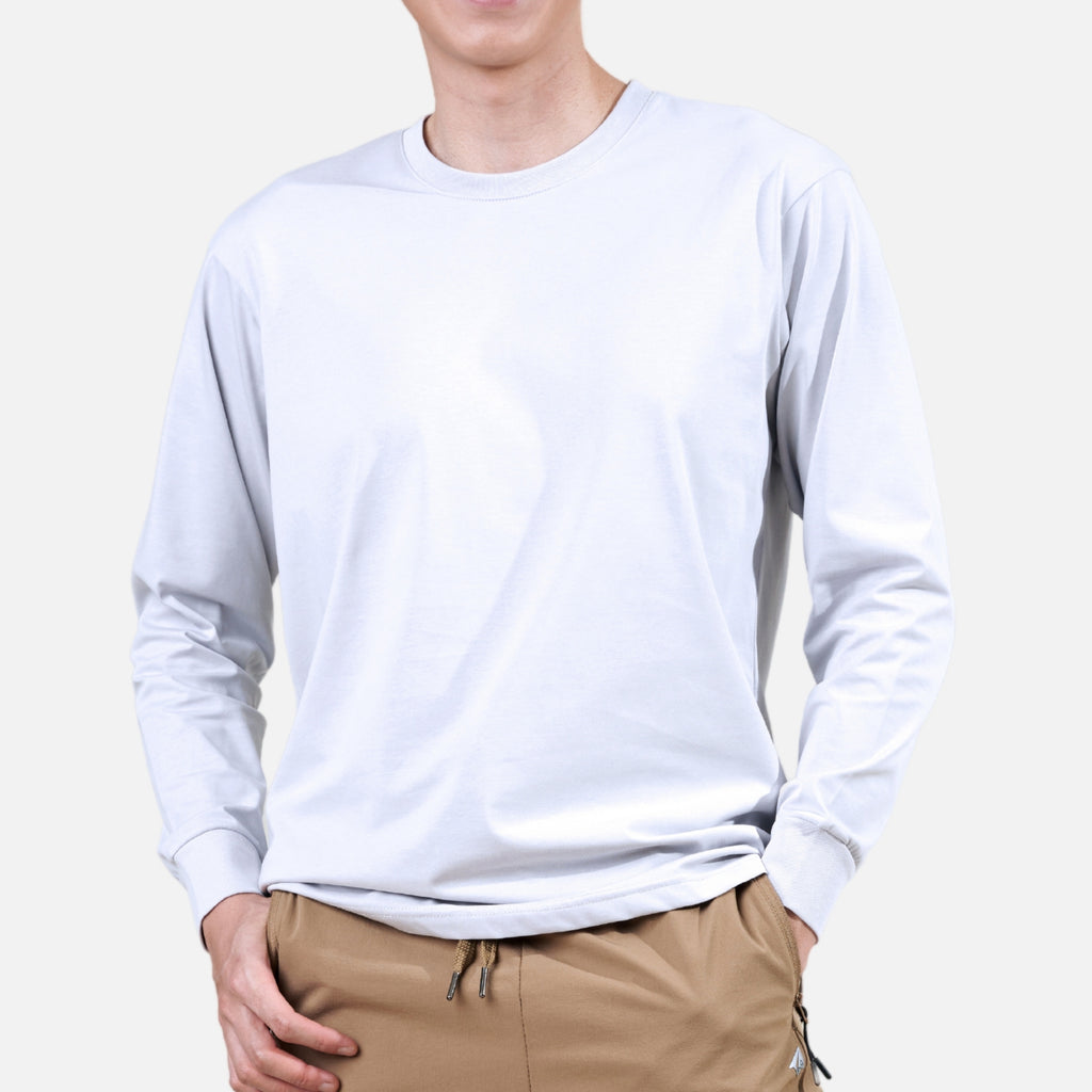 AVIVA A-LINE Lifestyle Cotton Elegance Men Long Sleeve Tee (91-9029)