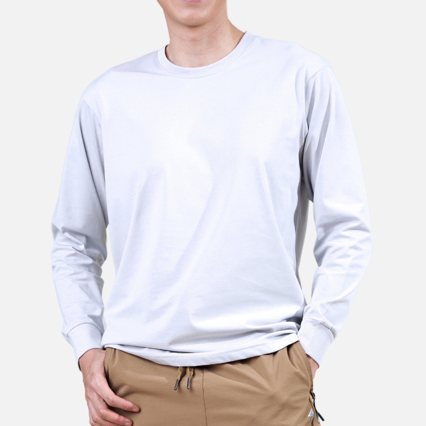 AVIVA A-LINE Lifestyle Cotton Elegance Men Long Sleeve Tee (91-9029)