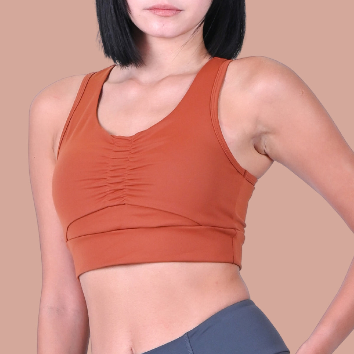 AVIVA Active Sport Wrinkle Design Sport Bra (81-6121)