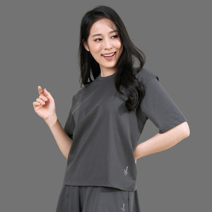 AVIVA A-LINE Lifestyle Cotton Elegance Women Oversize Tee (81-8120)