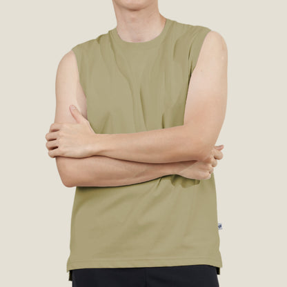 AVIVA A-LINE Lifestyle Cotton Elegance Men Sleeveless Tee (91-7008)